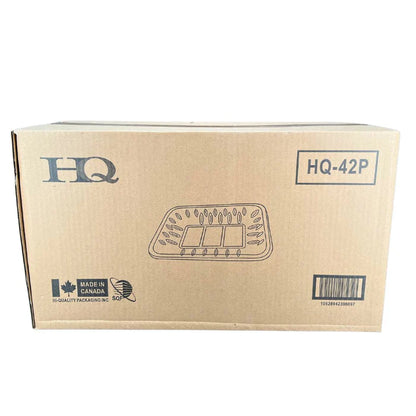 Meat/Produce Tray HQ42P – Clear Plastic  (#42P)