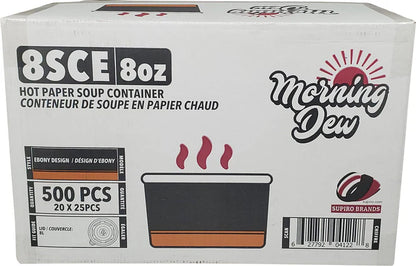 Morning Dew – Plastic Lid for 8 oz Soup Container 8SCE