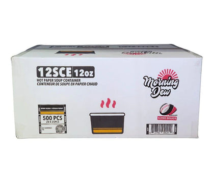 Morning Dew – Plastic Lid for 12–32 oz Paper Soup Containers – 16L  Code: TOC627