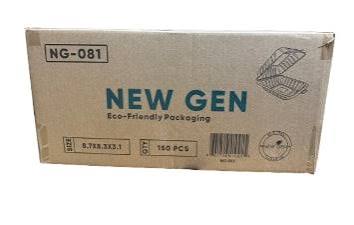 NG081 – 8″ × 8″ Hinged Clamshell Take‑Out Container (150 pcs/Case)