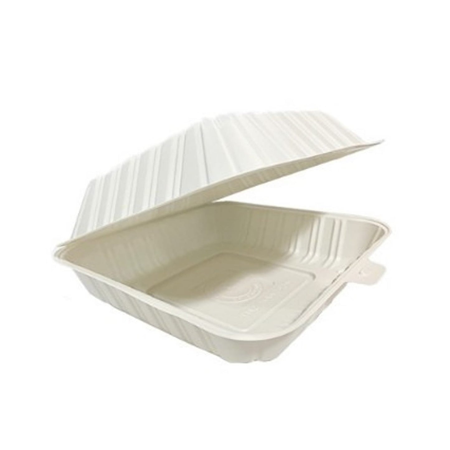 NG081 – 8″ × 8″ Hinged Clamshell Take‑Out Container (150 pcs/Case)