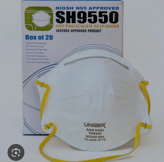 SH-9550 N95 Respirator Mask 20 Masks
