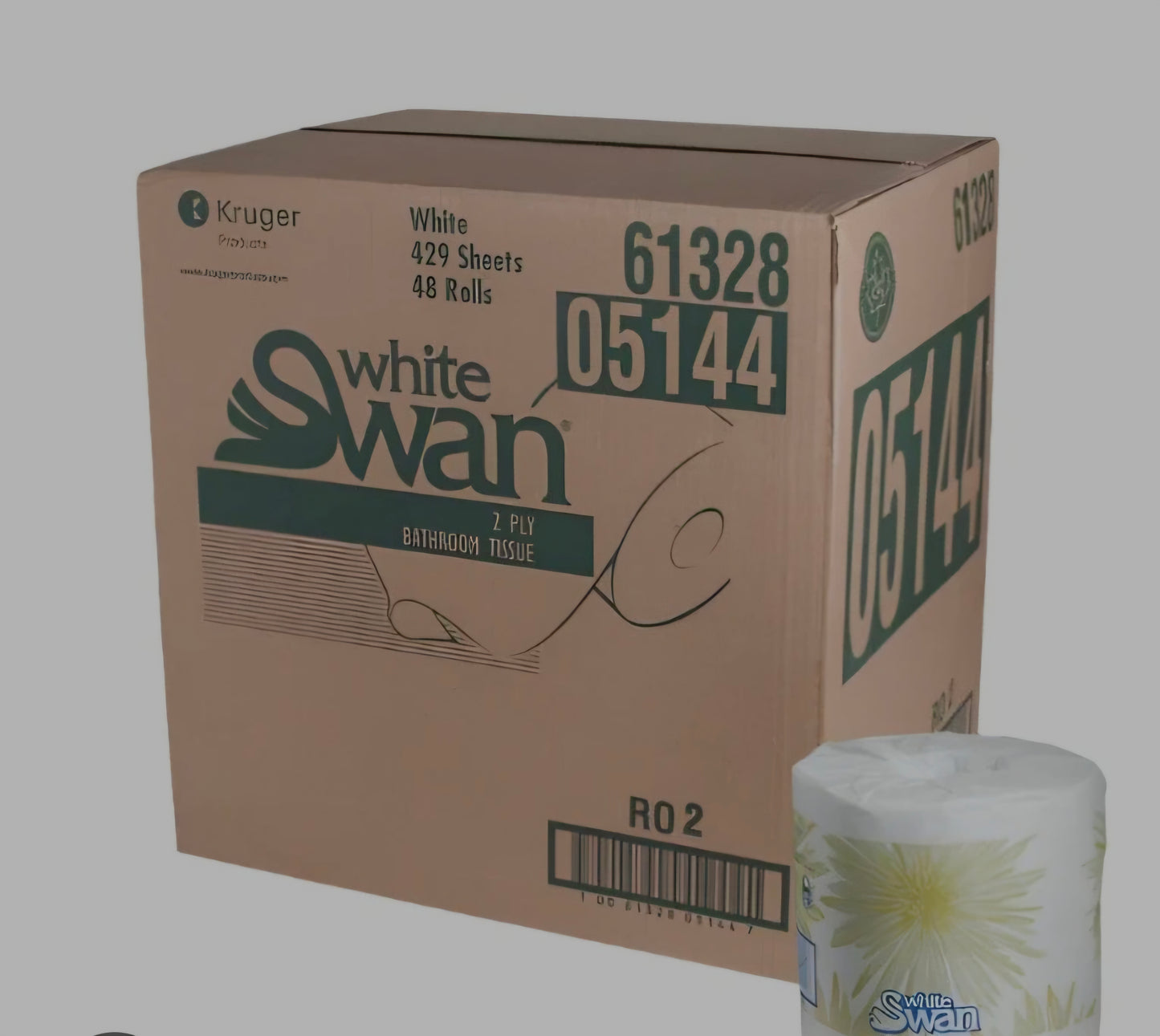 White Swan® 2-Ply Bathroom Tissue – 48 Rolls/Case