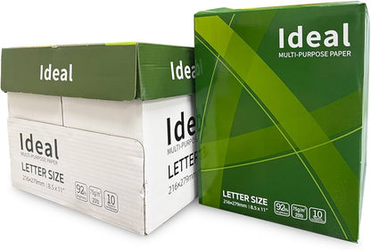 92 Brightness Letter Size Photocopy Paper 500x10