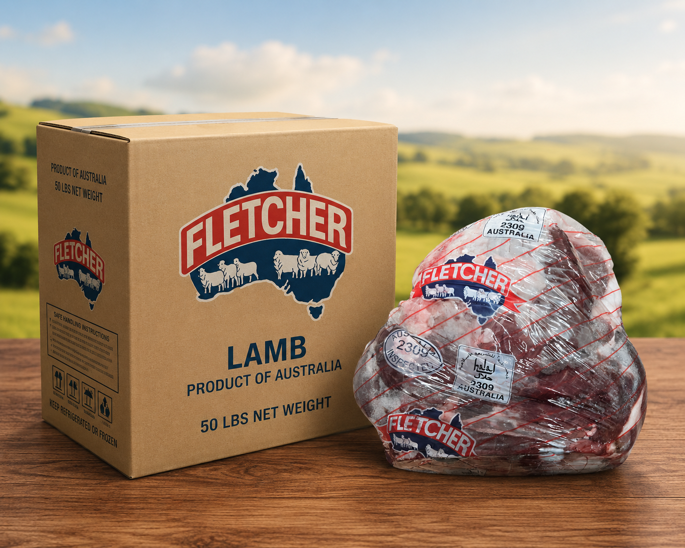 Australian Boneless Mutton 50lbs