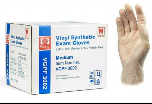 Basic Vinyl Synthetic Exam Gloves
