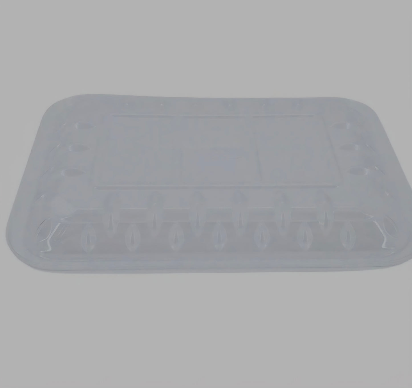 Meat/Produce Trays HQ2S Clear Plastic Meat Tray (500/case)