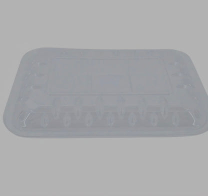 Meat/Produce Trays HQ2S Clear Plastic Meat Tray (500/case)