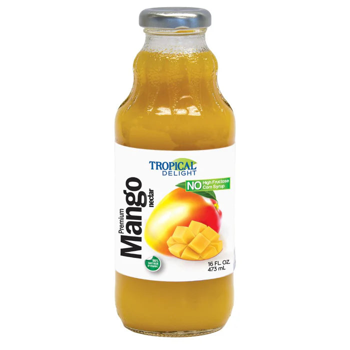 Tropical Delight Mango Nectar – 473ml Bottles (12 Pack Case)