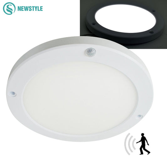 18W LED Panel Light Ceiling Lights Led sensor Downlight Human Body Infrared Detector Motion Switch Round Flush Mount Light