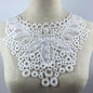 1Pcs White Fine Venise Lace Fabric Dress Applique Blouse Sewing Trims DIY Neckline Collar Costume Decoration Accessories