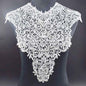 1Pcs White Fine Venise Lace Fabric Dress Applique Blouse Sewing Trims DIY Neckline Collar Costume Decoration Accessories