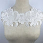1Pcs White Fine Venise Lace Fabric Dress Applique Blouse Sewing Trims DIY Neckline Collar Costume Decoration Accessories