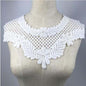 1Pcs White Fine Venise Lace Fabric Dress Applique Blouse Sewing Trims DIY Neckline Collar Costume Decoration Accessories