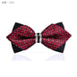 1Piece Bling Crystal Metal Decoration Sharp Corners Bow Tie Butterfly Knot Men's Accessories Wedding Party Banquet Club Business