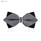 1Piece Bling Crystal Metal Decoration Sharp Corners Bow Tie Butterfly Knot Men's Accessories Wedding Party Banquet Club Business