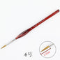 1Piece Paint Brush Fine Miniature Fine Hook Line Nail Art Drawing Brushes Wolf Half Paint Brushes For Acrylic Painting Supplies