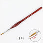 1Piece Paint Brush Fine Miniature Fine Hook Line Nail Art Drawing Brushes Wolf Half Paint Brushes For Acrylic Painting Supplies