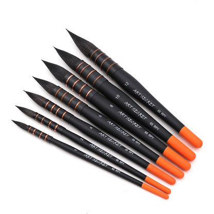 1Piece Watercolor Brush Pen Handmade Squirrel Hair Painting Brushes for Artists Gouache Acrylic Art Painting Supplies Stationery