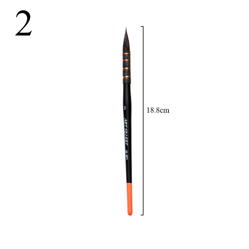 1Piece Watercolor Brush Pen Handmade Squirrel Hair Painting Brushes for Artists Gouache Acrylic Art Painting Supplies Stationery