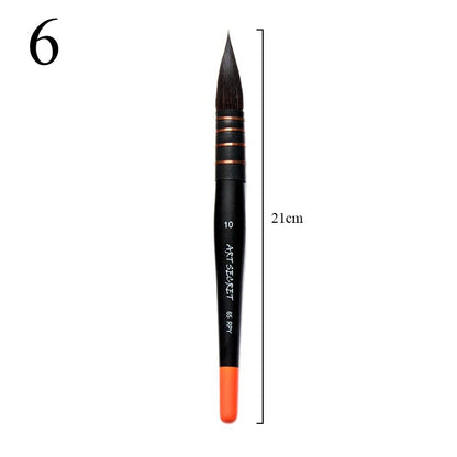 1Piece Watercolor Brush Pen Handmade Squirrel Hair Painting Brushes for Artists Gouache Acrylic Art Painting Supplies Stationery