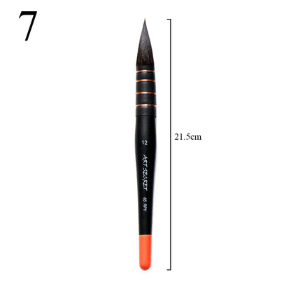 1Piece Watercolor Brush Pen Handmade Squirrel Hair Painting Brushes for Artists Gouache Acrylic Art Painting Supplies Stationery