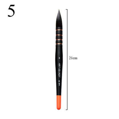 1Piece Watercolor Brush Pen Handmade Squirrel Hair Painting Brushes for Artists Gouache Acrylic Art Painting Supplies Stationery