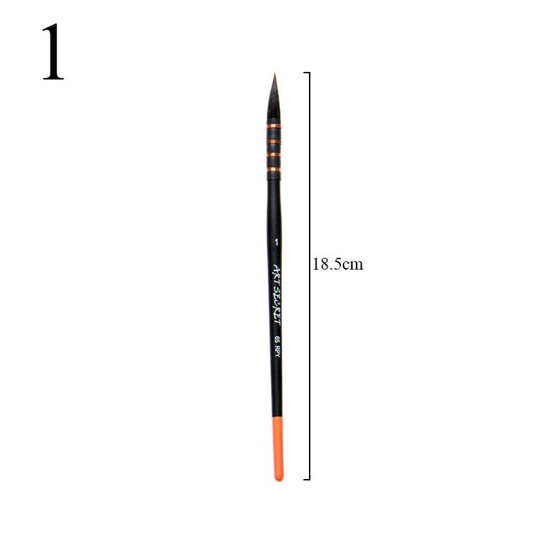 1Piece Watercolor Brush Pen Handmade Squirrel Hair Painting Brushes for Artists Gouache Acrylic Art Painting Supplies Stationery