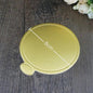 1set/100pcs Gold Cake Circles Greaseproof Laminated Round Cake Boards Bases for Birthday and wedding cakes Pastry Decorative Kit