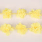 1yard=12pcs flowers 3D Chiffon Cluster Flowers Lace Dress Decoration Lace Fabric Applique Trimming Sewing Supplies