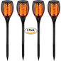 2/4PCS Solar lights 2835smd Torch Flame Outdoor 6led Landscape Lights Garden Lawn Garden Decoration Wall lamp LED Camping lights