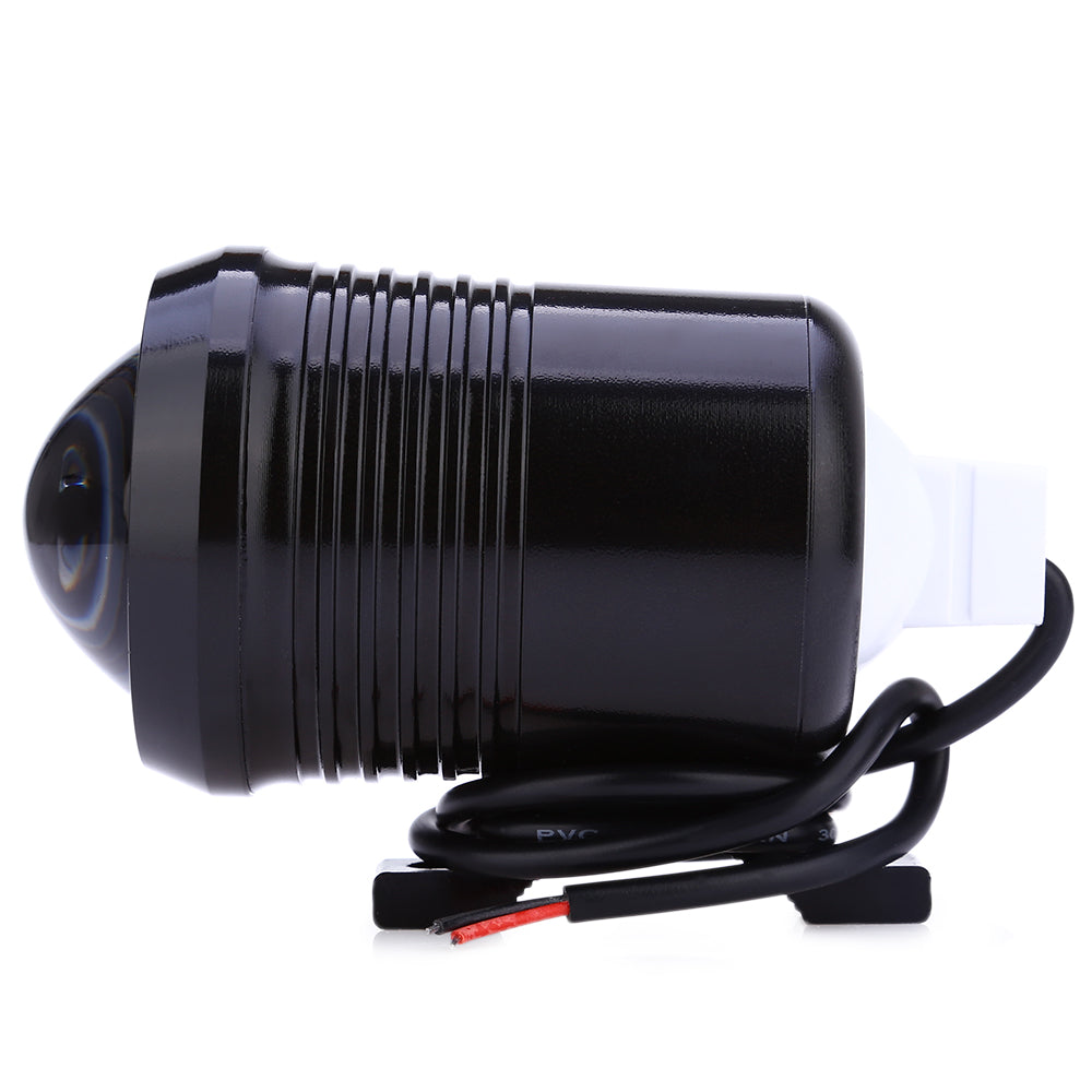 2 PCS Motorcycle Headlight U2 1200LM 30W High Low Flash LED Driving Spot Head Bulb Light Lamp Headlight Black Silver