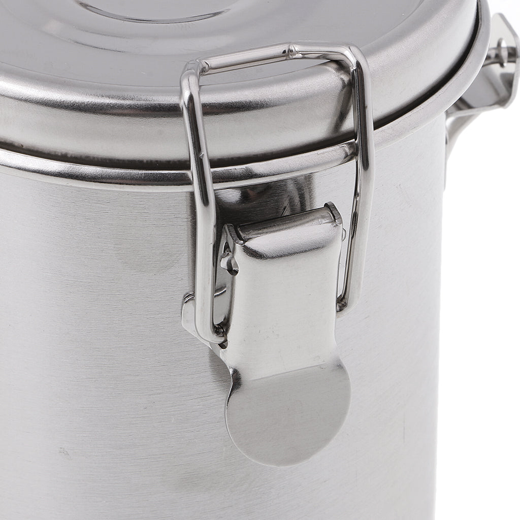 2 Pack Artist Portable Painting Brush Washing Bucket Wash Pen Pot Stainless Steel Watercolor Oil Paint Brush Washer Art Supplies