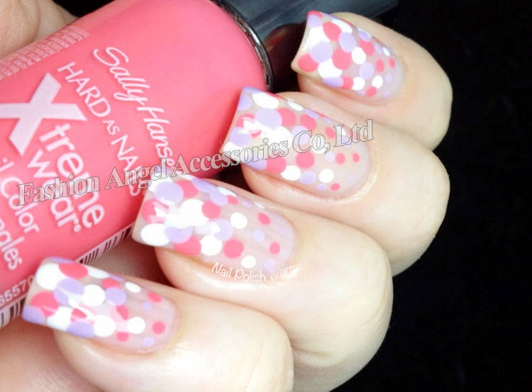 2 Way Nail Dotting Pen,5pcs Marblezing DIY Nail Art Rhinestone Decoration Dot Painting Manicure Tools Supplies,Free Shipping