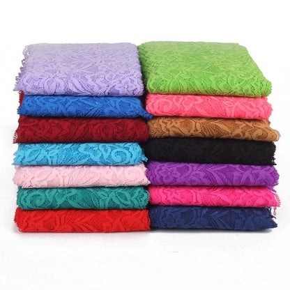 2 yard 15cm Stretch Elastic Lace Ribbon Fabric DIY Garment Accessories Sewing Trim Wedding Decoration