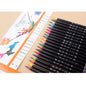 20 Colors Brush Pen Set Colored Smooth Soft Tip Fill The Ink Watercolor Brush Pen Painting Drawing Manga Student Art Supplies