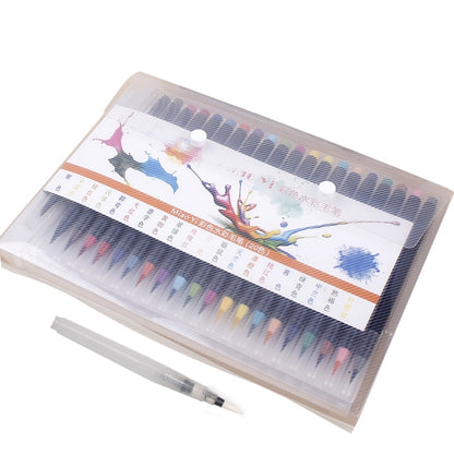 20 Colors Brush Pen Set Colored Smooth Soft Tip Fill The Ink Watercolor Brush Pen Painting Drawing Manga Student Art Supplies