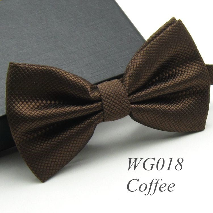 20 Colors  Solid Fashion Bowties Groom Men Colourful Plaid Cravat gravata Male Marriage Butterfly Wedding Bow ties