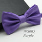 20 Colors  Solid Fashion Bowties Groom Men Colourful Plaid Cravat gravata Male Marriage Butterfly Wedding Bow ties