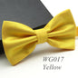20 Colors  Solid Fashion Bowties Groom Men Colourful Plaid Cravat gravata Male Marriage Butterfly Wedding Bow ties
