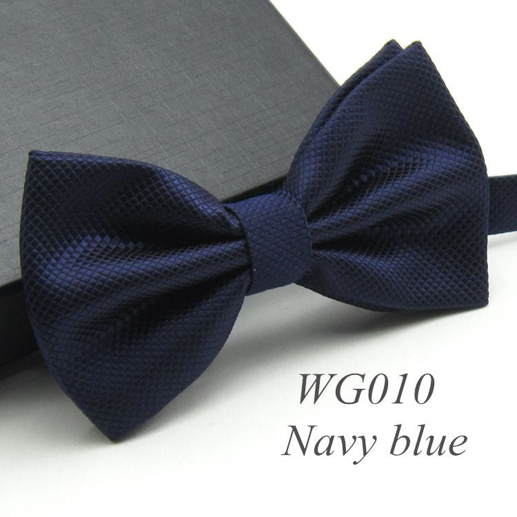 20 Colors  Solid Fashion Bowties Groom Men Colourful Plaid Cravat gravata Male Marriage Butterfly Wedding Bow ties