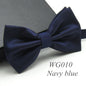 20 Colors  Solid Fashion Bowties Groom Men Colourful Plaid Cravat gravata Male Marriage Butterfly Wedding Bow ties