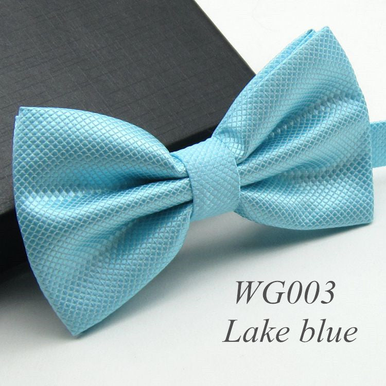 20 Colors  Solid Fashion Bowties Groom Men Colourful Plaid Cravat gravata Male Marriage Butterfly Wedding Bow ties