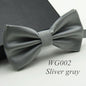 20 Colors  Solid Fashion Bowties Groom Men Colourful Plaid Cravat gravata Male Marriage Butterfly Wedding Bow ties