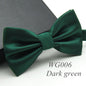 20 Colors  Solid Fashion Bowties Groom Men Colourful Plaid Cravat gravata Male Marriage Butterfly Wedding Bow ties