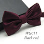 20 Colors  Solid Fashion Bowties Groom Men Colourful Plaid Cravat gravata Male Marriage Butterfly Wedding Bow ties