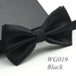 20 Colors  Solid Fashion Bowties Groom Men Colourful Plaid Cravat gravata Male Marriage Butterfly Wedding Bow ties