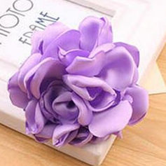 2017 Big Rose Flower Elastics Hair Holders Rubber Bands Girls Women Kawaii Cute Tie Gum Fabric Hot Sale Headwear Accessories