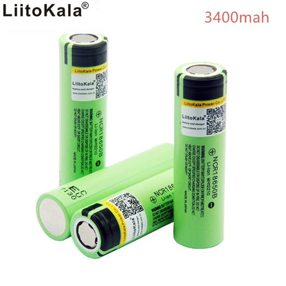 2017 Liitokala New Original 18650 NCR18650B 3400 mah Rechargeable Li-ion battery 3.7V 3400 battery