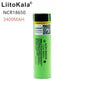 2017 Liitokala New Original 18650 NCR18650B 3400 mah Rechargeable Li-ion battery 3.7V 3400 battery